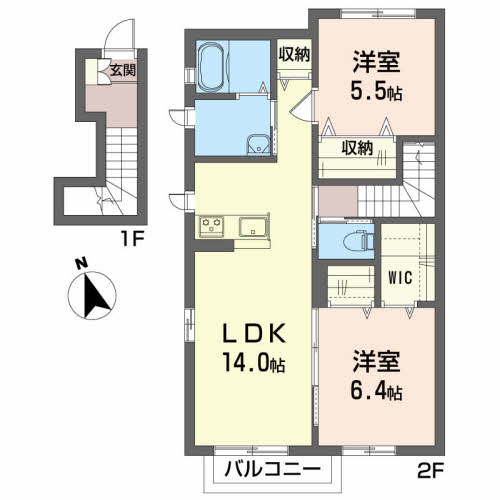 プロヌーブ城西 A A202号-6