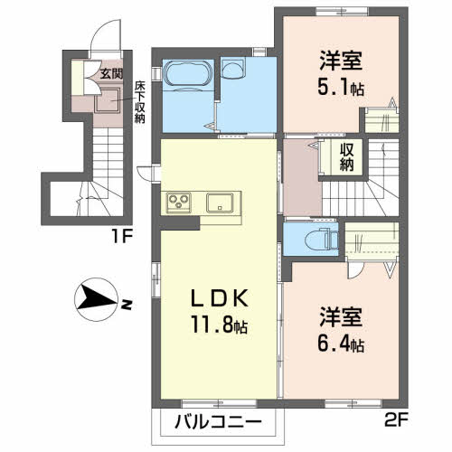 ソレアードⅡ A201号-1