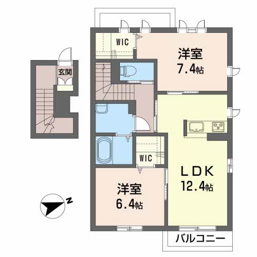 シャーメゾン安達ヶ原Ａ棟A206-2
