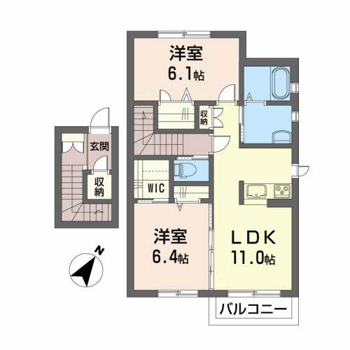 フランドール飯坂 205号-4