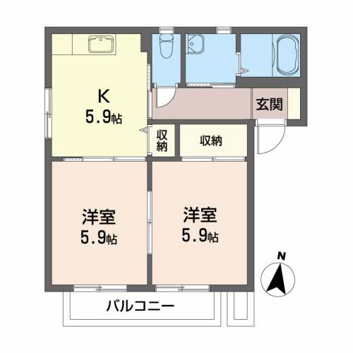 サンハッピーＡ 201号-15