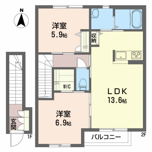 ノースフォレストＡA202-2