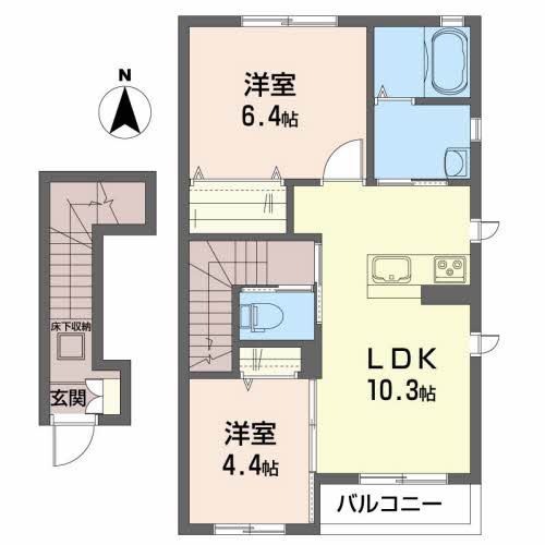 ディアコート名取Ｇ 202号-16