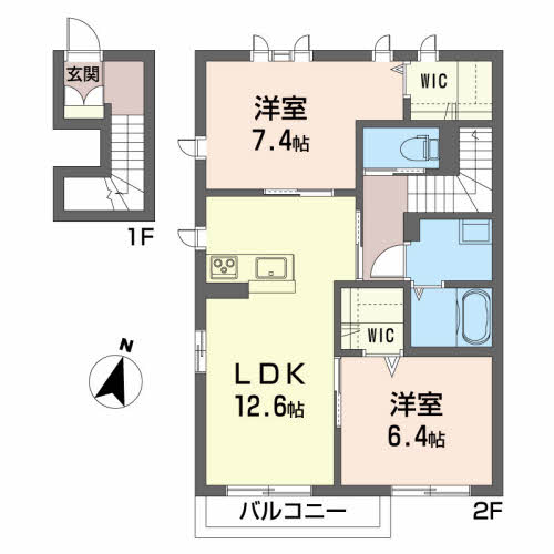シャーメゾン白樺Ｂ B201号-12
