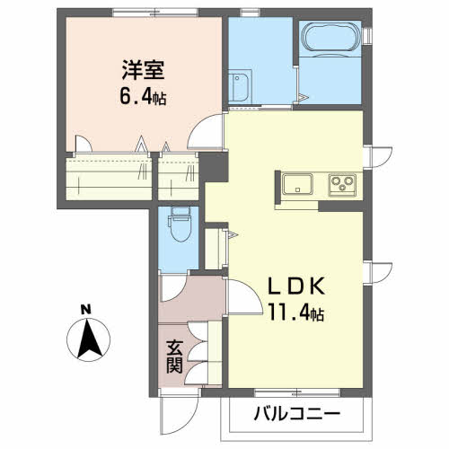 シャーメゾン　西殿A102-2