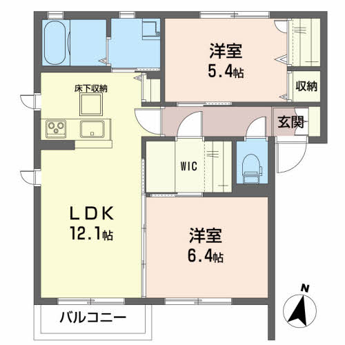 シャーメゾン新河原 101号-14