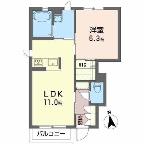 シャーメゾン朝日ヶ丘Ｃ C101号-5