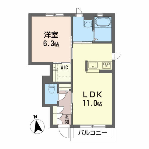 シャーメゾン朝日ヶ丘Ｄ D102号-6