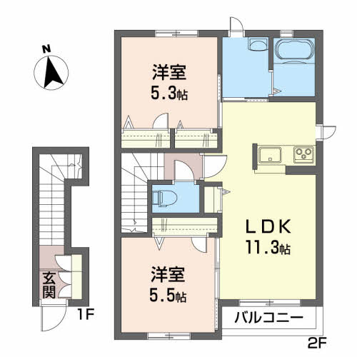 シャーメゾン朝日ヶ丘Ｄ D202号-6
