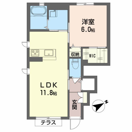 シャーメゾン　桐ノ沢Ⅰ A101号-16