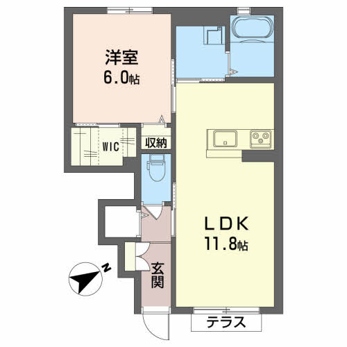 シャーメゾン　桐ノ沢Ⅰ A102号-16