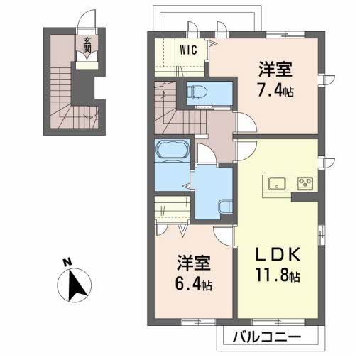シャーメゾンせきのした 203号-14