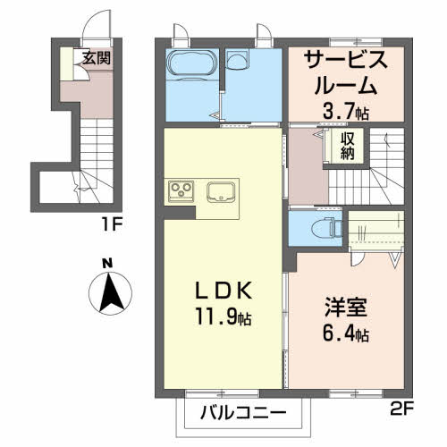 シャーメゾン赤木202-2