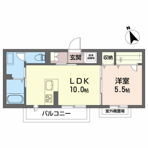 シャーメゾン北山形202-2
