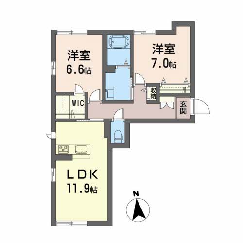 シュエットメゾン弐番館C101-2
