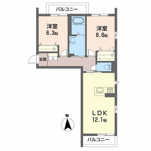 シュエットメゾン参番館D104-2