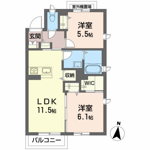 ベレオガーデンズ久留米Ⅱ B301号-13