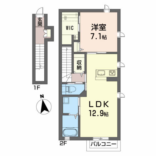 フラット城南Ⅲ 201号-15