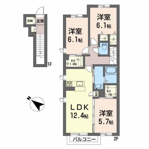シャーメゾン　ル　シェル　ロゼ206-2