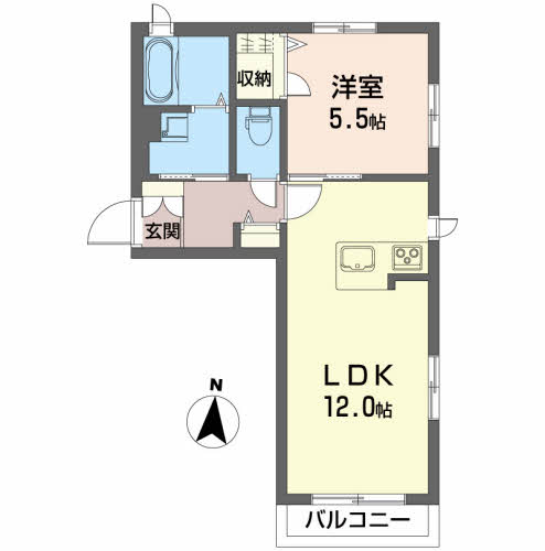 プレミアス東通 201号-3