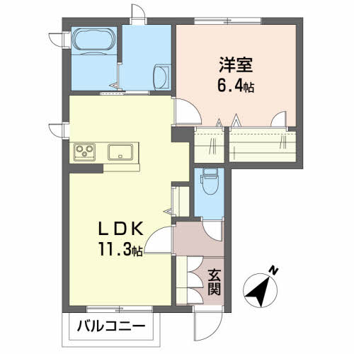 プロヌーブ植田Ⅱ 101号-16