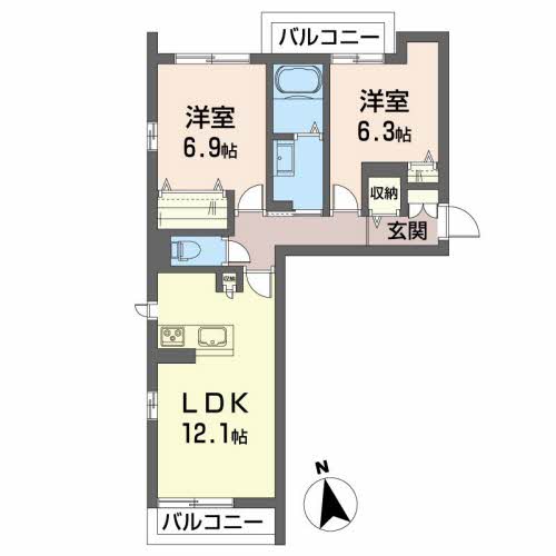 プランドール南矢野目305-2