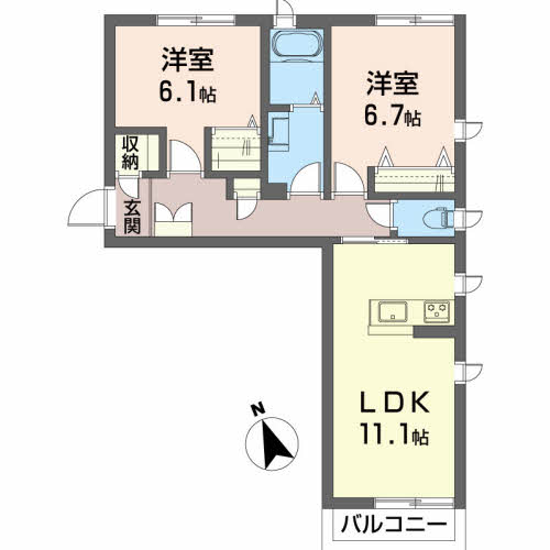 フロントマーレ 201号-16