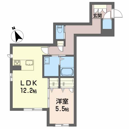 ベレオＵ土樋 105号-16