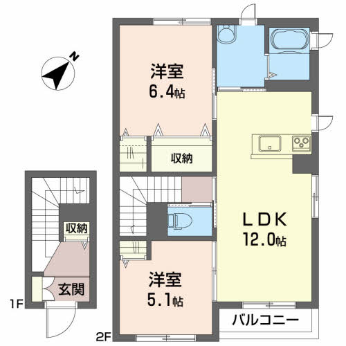 シャーメゾン楢山Ａ A202号-16