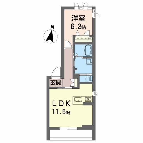 ＶＩＬＬＡ新町 101号-2