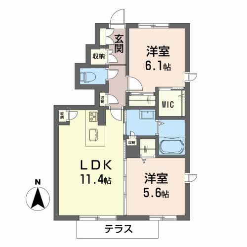 プランドール南中央Ａ棟A101-2