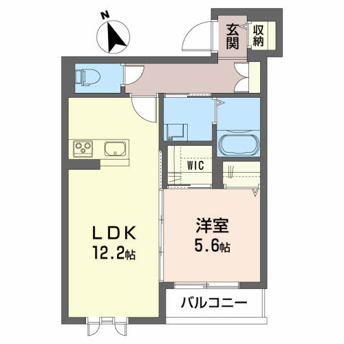 ベレオ若葉町Ⅰ A202号-16