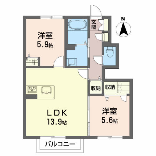 シャーメゾン・フォルトーナ102-2