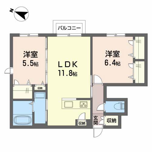 フィオーレ本町 101号-16