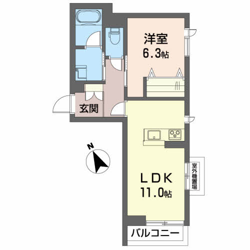 ベレオ横塚 201号-16
