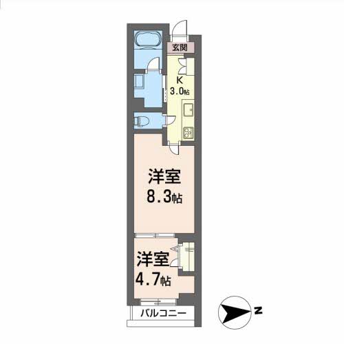 BEREO 宮千代 Ateliell 202号-6