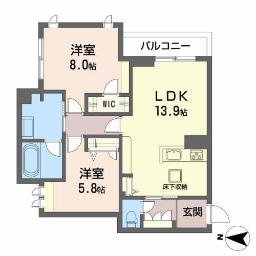 ベレオ支倉 101号-16