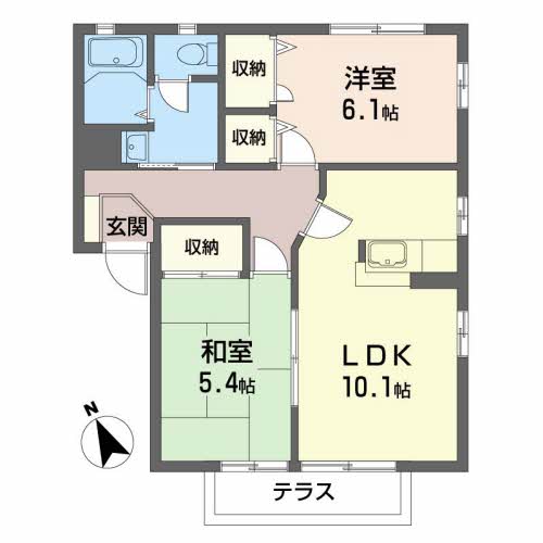 ラ・フィールド　Ａ 103号-16