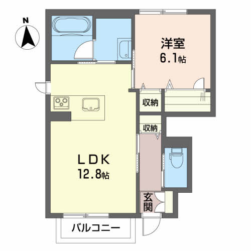 レーヴ矢巾 101号-4