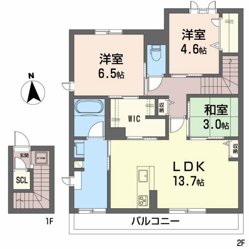 シャーメゾン樹 201号-2