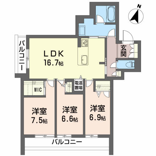 シティプラザ長者 206号-16