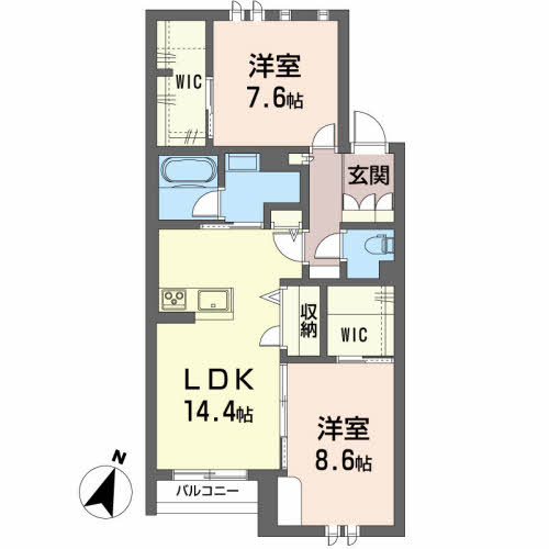サンシティ八山田 B107号-16
