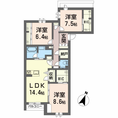 サンシティ八山田 B207号-16