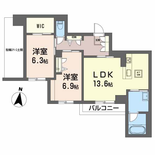 ベレオ・花京院 101号-16