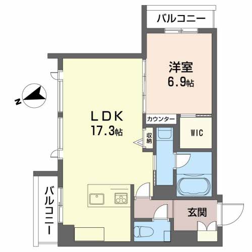 シャーメゾンコア大手町104-2