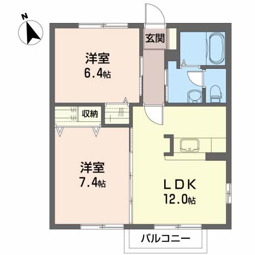 シャーメゾン多賀城新田Ｃ 201号-4