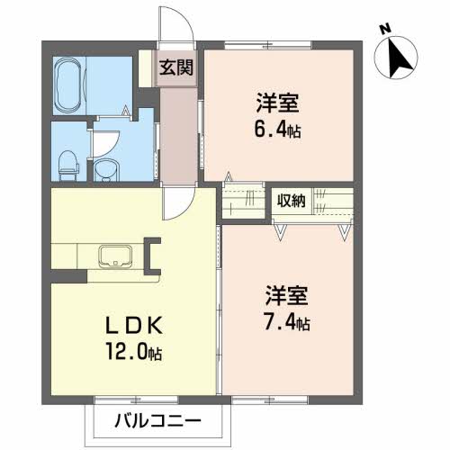 シャーメゾン多賀城新田Ｃ 202号-4