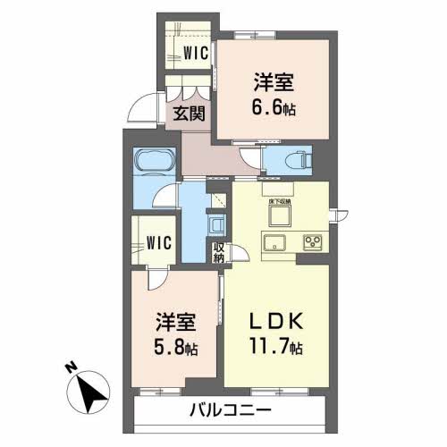 ＬＵＬＵＢＩＳⅢ美田園 103号-16