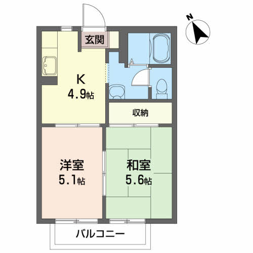 リーデンス徒之町101-2
