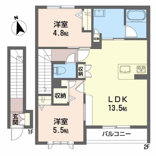シャーメゾン　ミュール　本丸西202-2